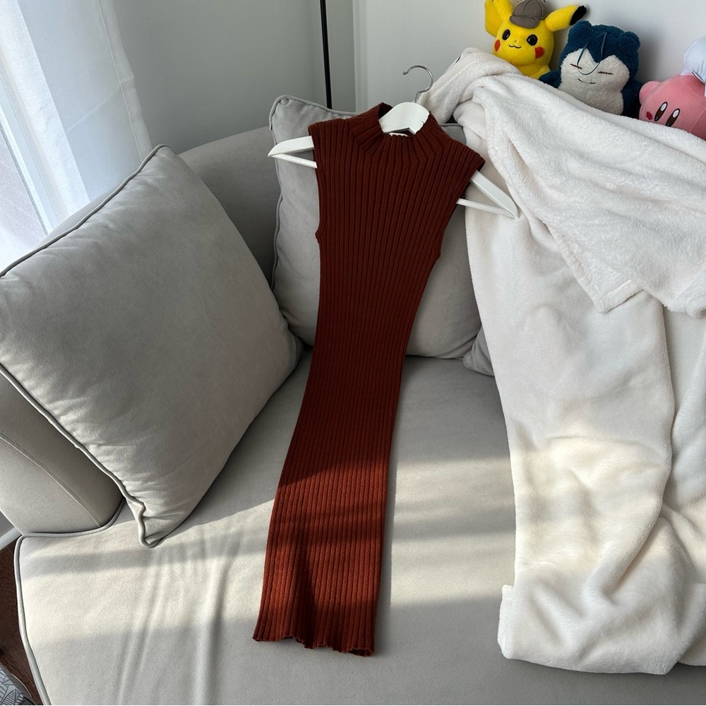 Wilfred Sleeveless Mockneck Sweater Dress